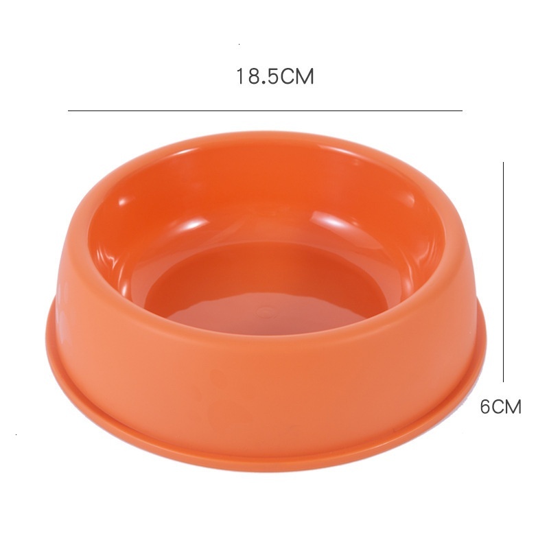 New slip and anti knock single water dog cat food bowl, pet supplies