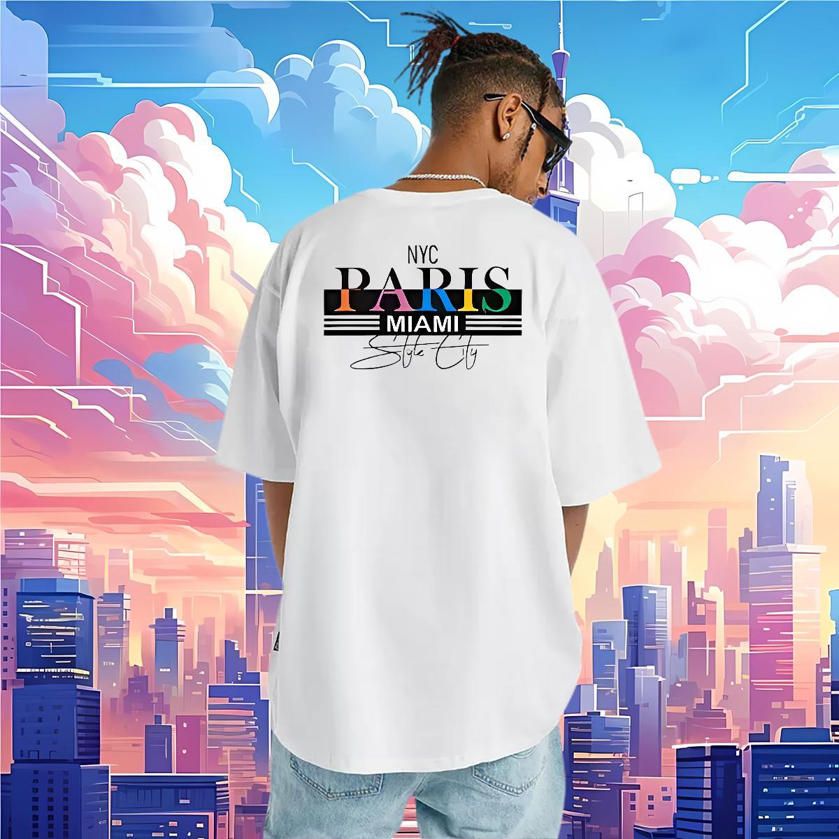 2024 Designer T shirt letter Tops Tees 230g Cotton Street Casual TOP Quality DIY Anime Breathable Short Sleeve Men Clothes T-Shirt