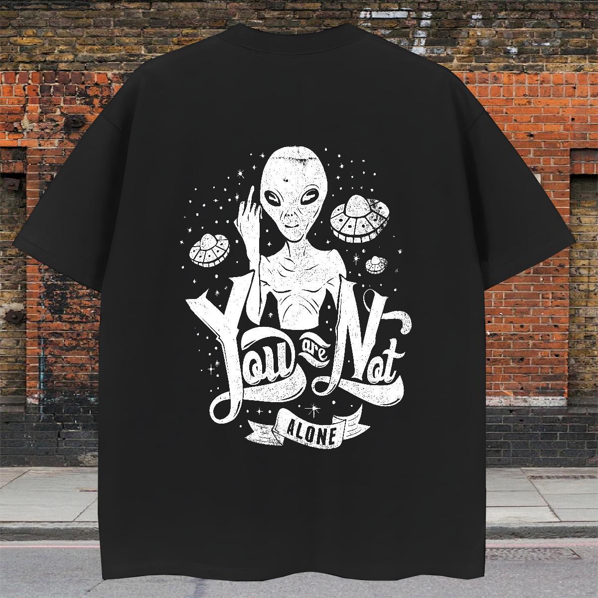 New Designer T-Shirts ET Clothings 230g Pure Cotton Street Casual Wholesale Custom Print Oversized Round Neck Short Sleeve Couples T Shirts