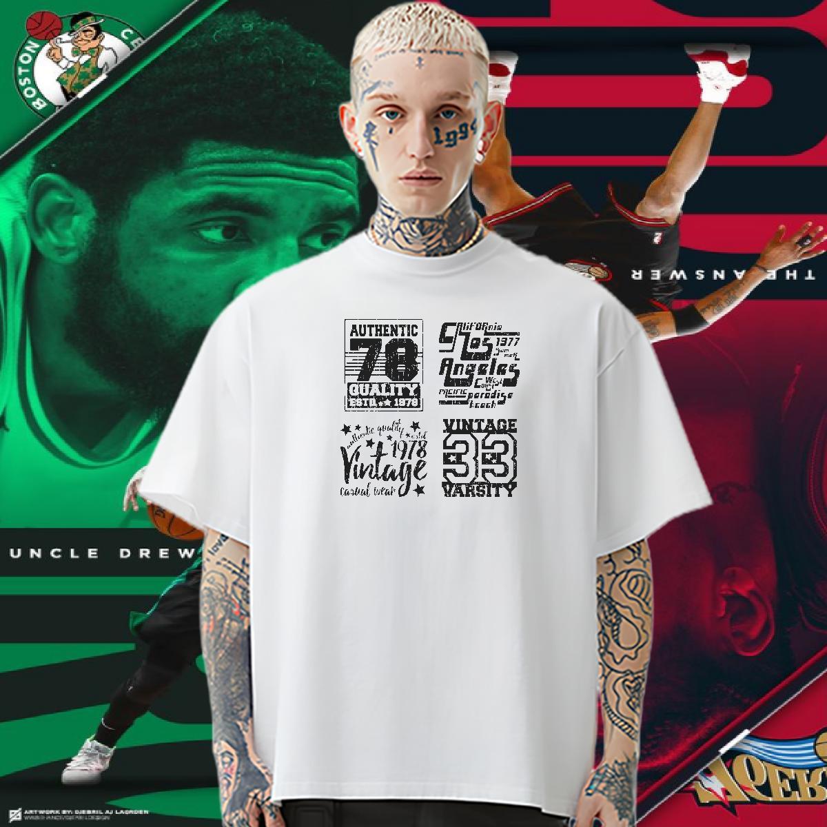 New Arrival Mens T Shirts letter Tshirts 100% Cotton 230g Daily Outfit Free Shipping Cartoon Printing L-4XL O-Neck Short Sleeve Men Tees