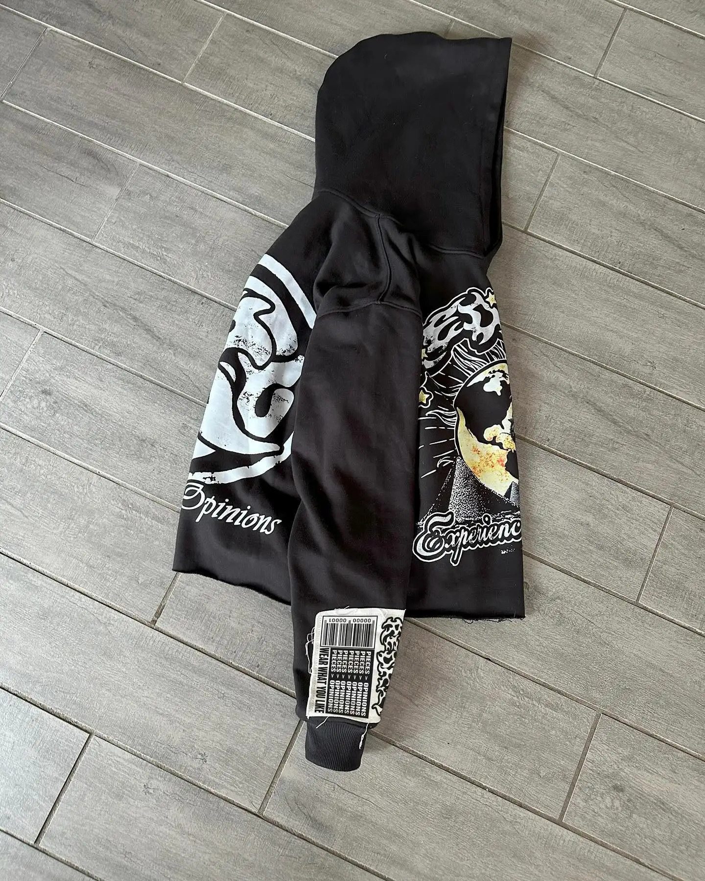 Harajuku Street Star Letter Print Oversized Sweatshirt Hip Hop Gothic Graphic Hoodies Men Women Y2k Tops Streetwear Clothes 240806