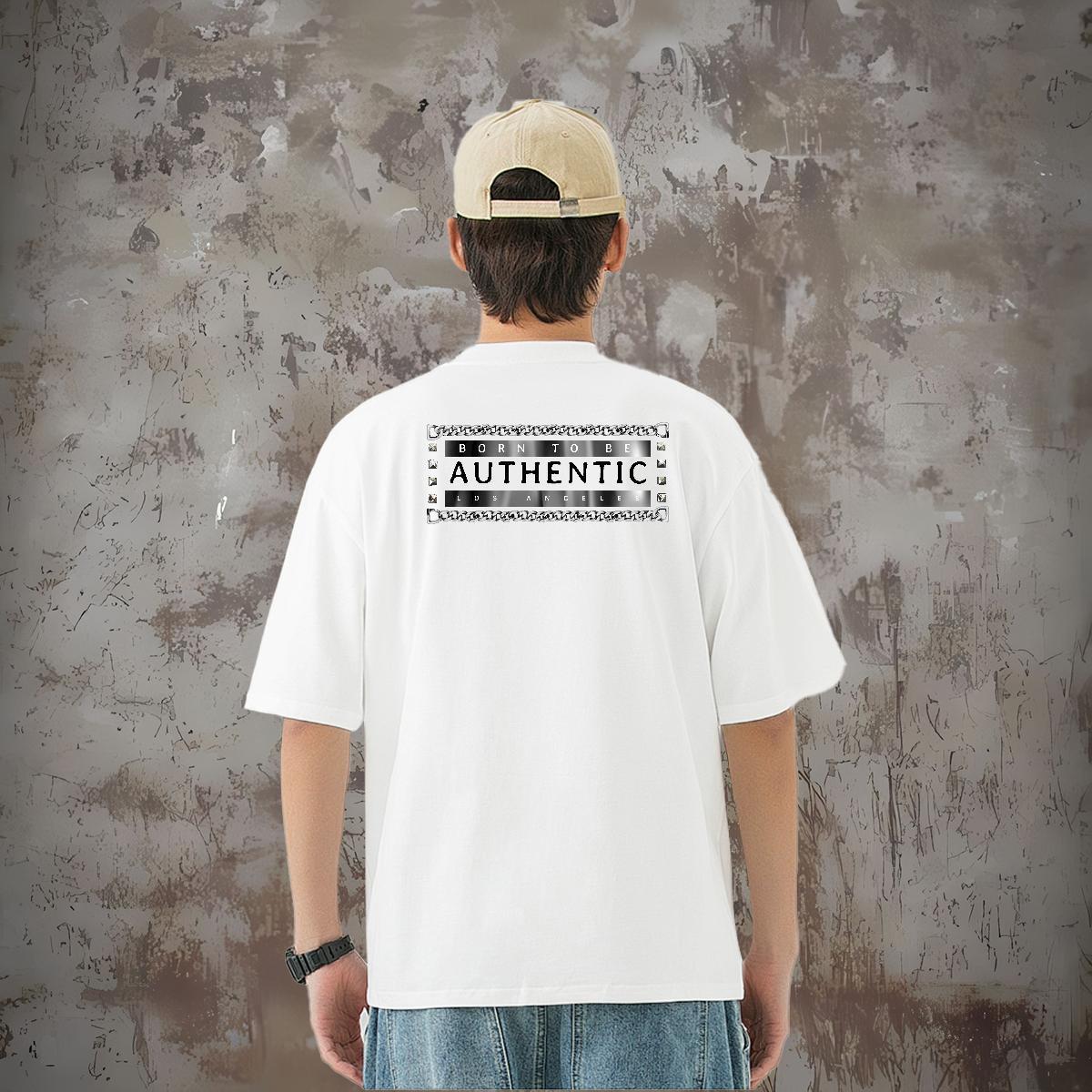 New Arrival Men T Shirts letter Wear 230g Pure Cotton Casual Loose Cartoon Printing L-4XL O Neck Short Sleeves Men Clothes T-Shirt