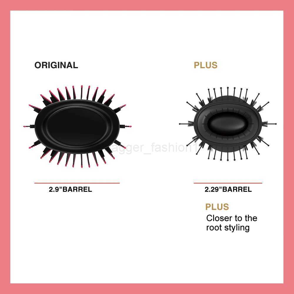 LISARPO Professional Blowout Hair Dryer Brush Black Gold Dryer and Volumize Hot Air Brush for Women Curling Irons StylerXJ240807 - view 4