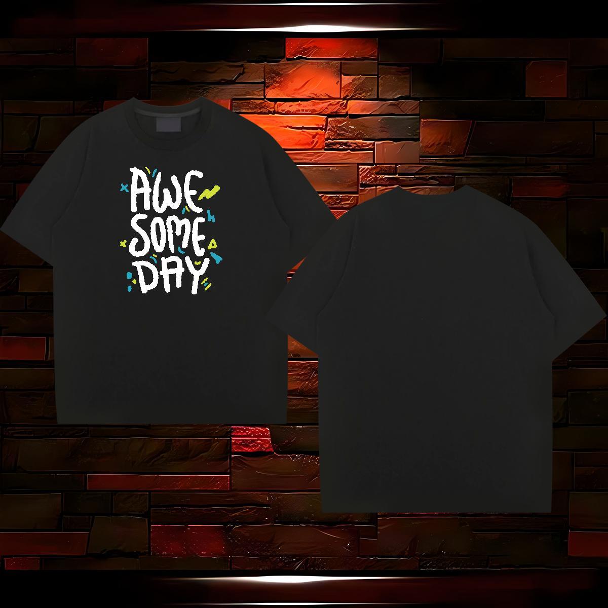 2024 Designer T-Shirts letter Clothes 100% Cotton 230g Sports Casual Cool Oversized Breathable Short Sleeve Mens Tshirts