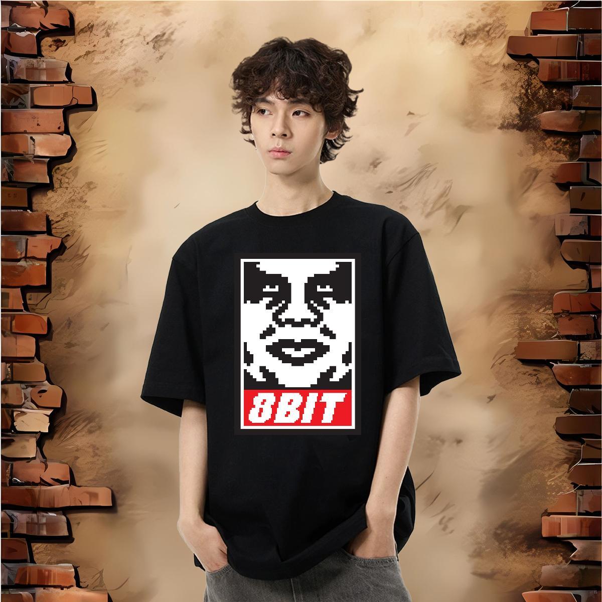 Factory Direct T-Shirts portrait Tops 230g 100% Cotton Hip Hop Street Cool Design Graphic Pure Cotton Tshirts