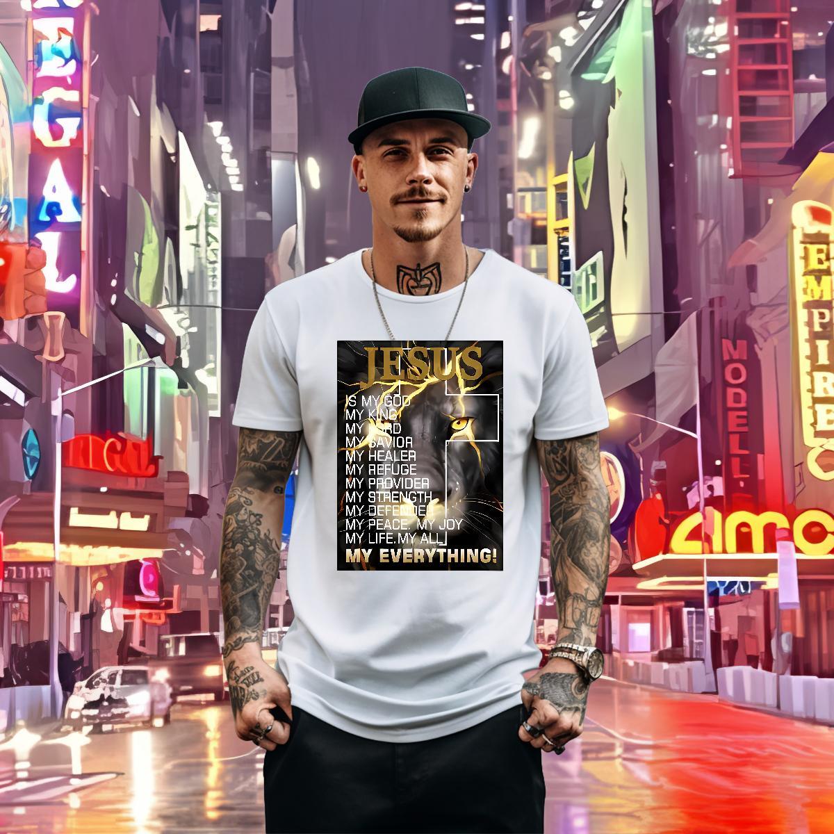 2024 Summer Mens T Shirts letter Tops Shirt 230g Pure Cotton Anime Printing Street Loose Fit Oversized Breathable Men Tees