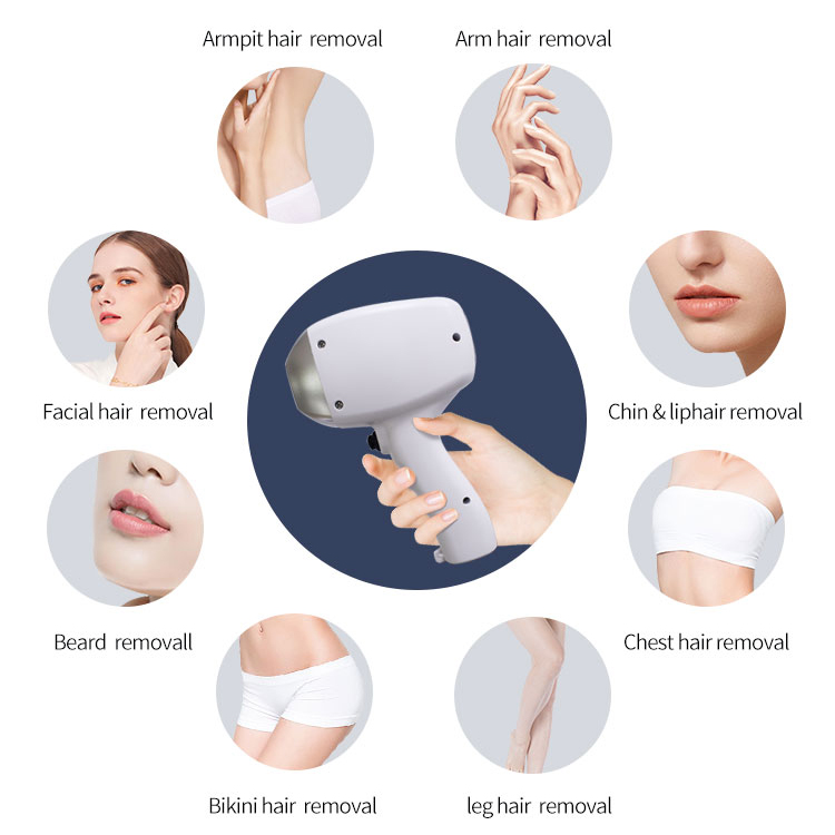High Performance 2 in 1 810 Diode Laser Hair Removal Permanent Ice Point Depilation + Picosecond Laser Tattoo Removal Black Face Doll Carbon Peel Mach