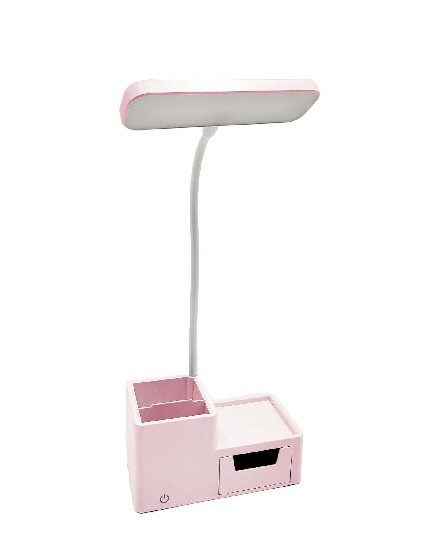 Adjustable LED Worklight with Intuitive Touch Controls - Eye Care, Multiple Colors, Storage Box & Pen Stand
