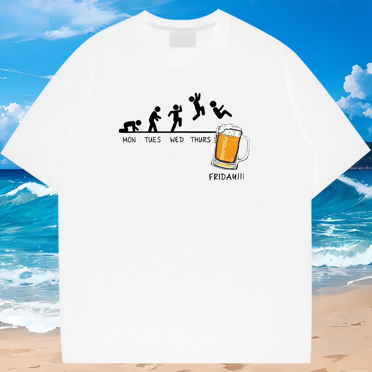 Brand T Shirts Men letter Tops 230g Pure Cotton Casual TOP Quality Customized Breathable Short Sleeve Men Tees
