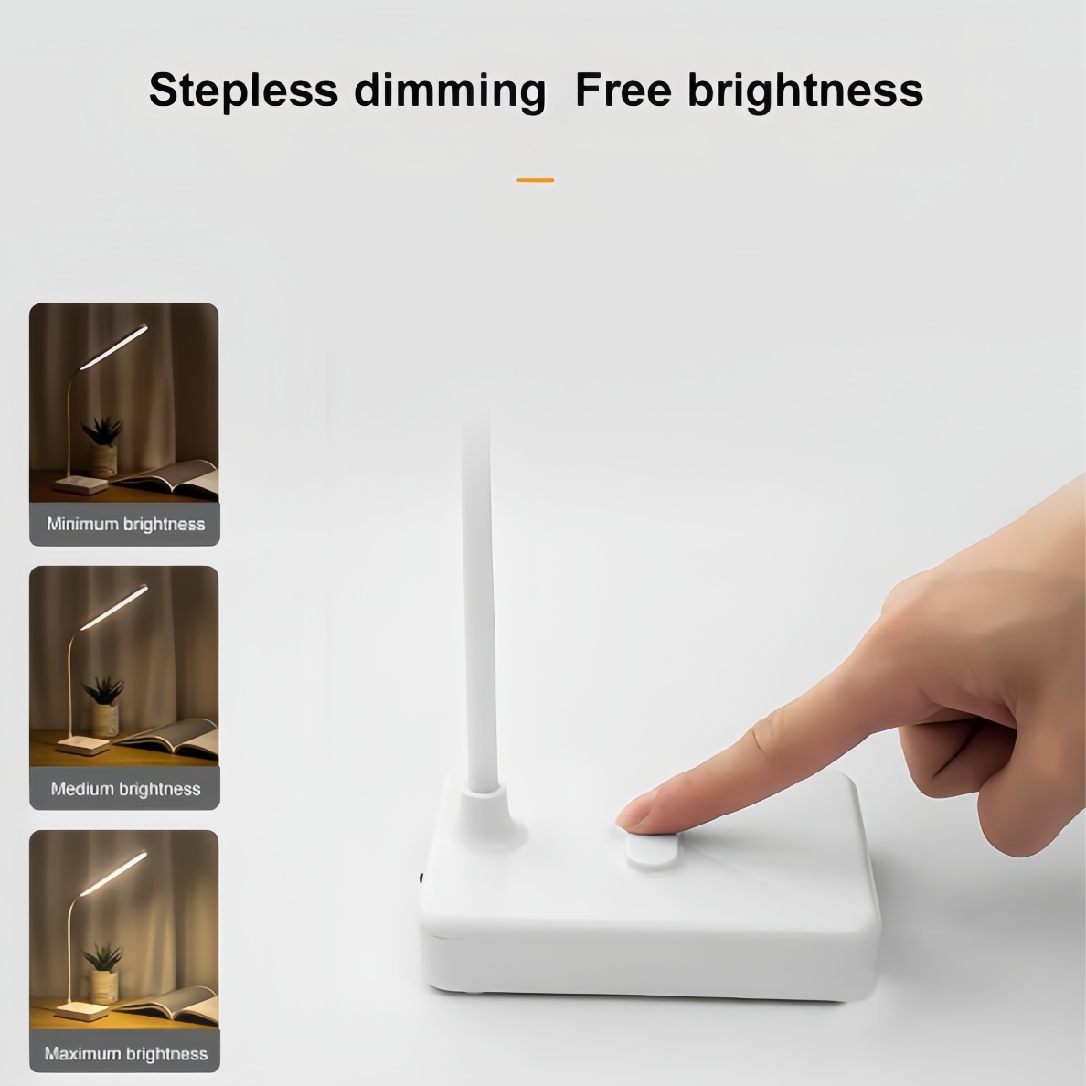 Eye-Protection LED Desk Lamps for Students & Offices - Adjustable & Foldable Lighting Solution