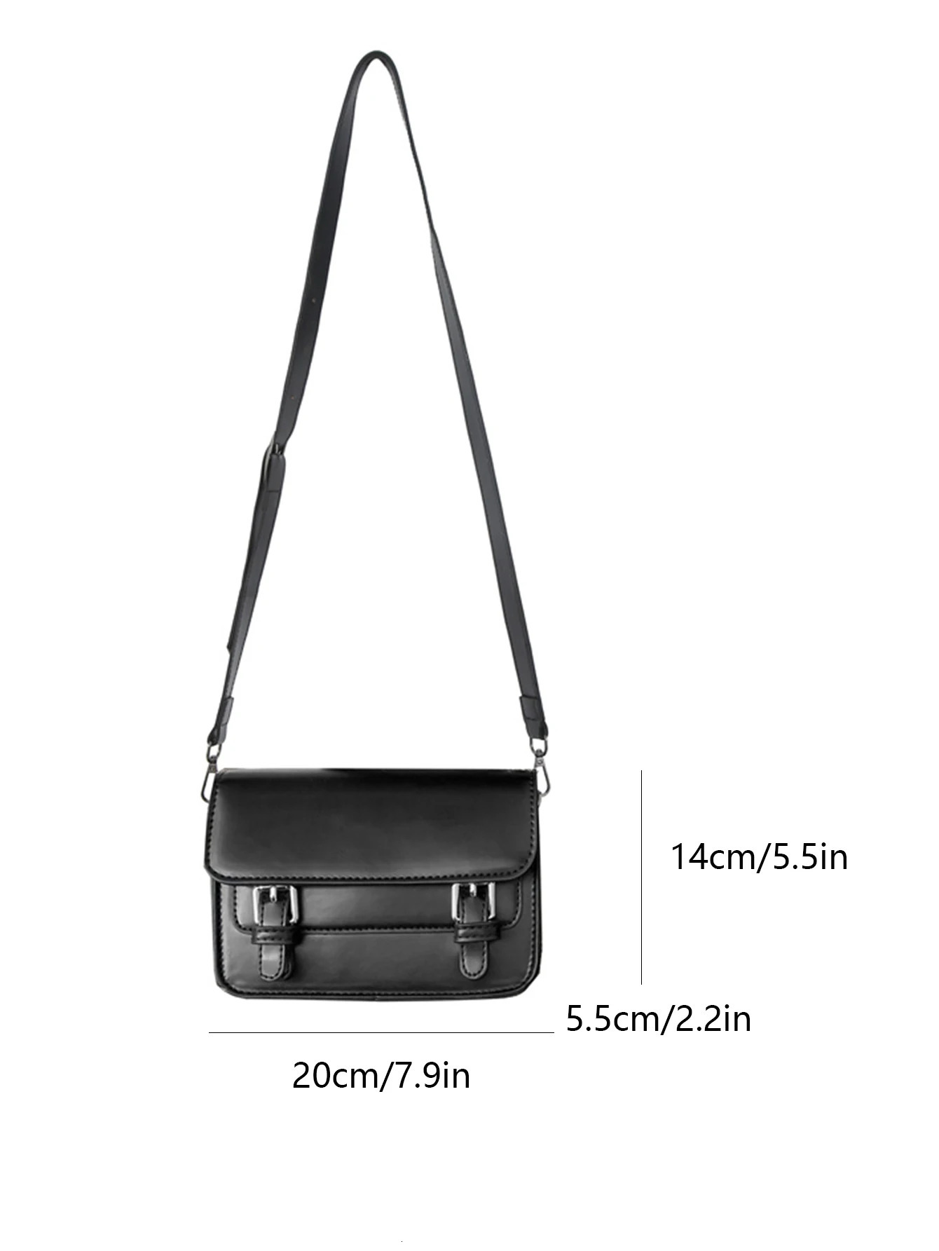 Mini black shoulder retro PU leather cross body mens messenger bag suitable for daily use 240807 06f7