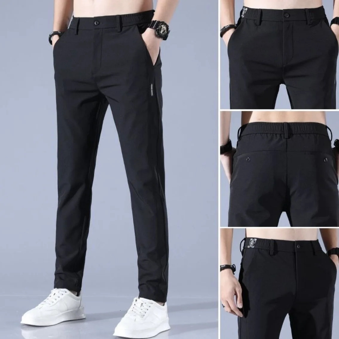 Men's Golf Pants : Breathable, Elastic, Ultrathin, Straight, Casual, Quick Dry, Sports Trousers