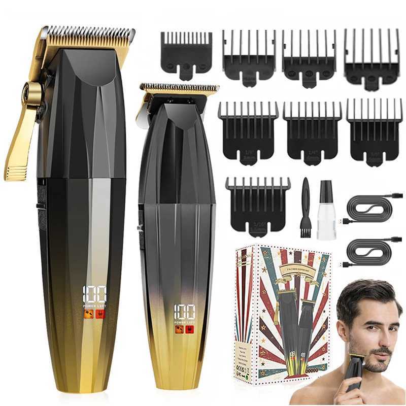 Barber and Trimmer Set Rechargeable Barber Salon Home Barber Whisker Shaver Cordless Barber W240806