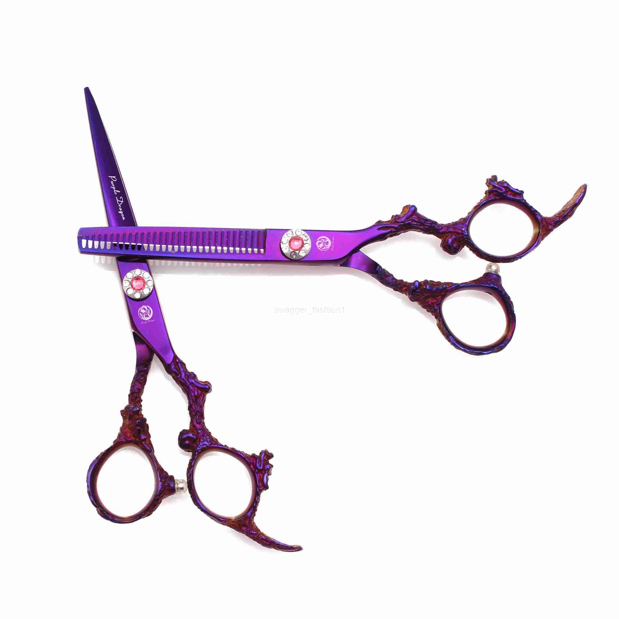 Hair Cutting Scissors Professional 5.5 6 Japan 440C Barber Hairdressing Scissors Thinning Scissors Haircut Dragon Handle Z9005XJ240807