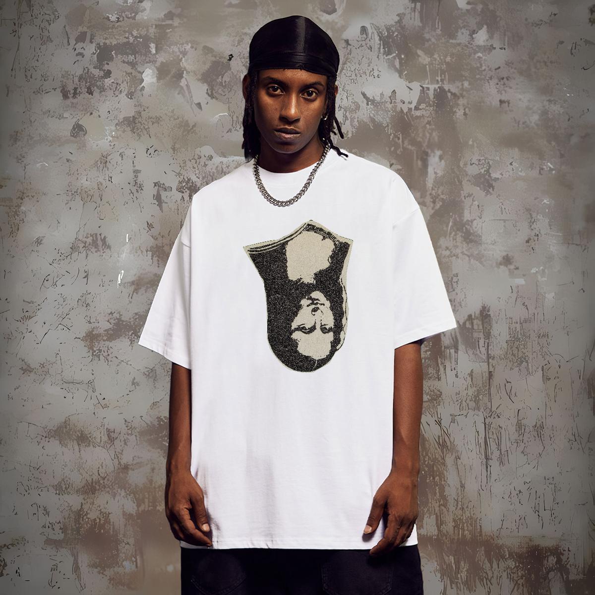 DIY Customized Men T Shirts women Tops Tees 230g Pure Cotton Casual Loose DIY Anime Short Sleeve Soft Men Tops Tees