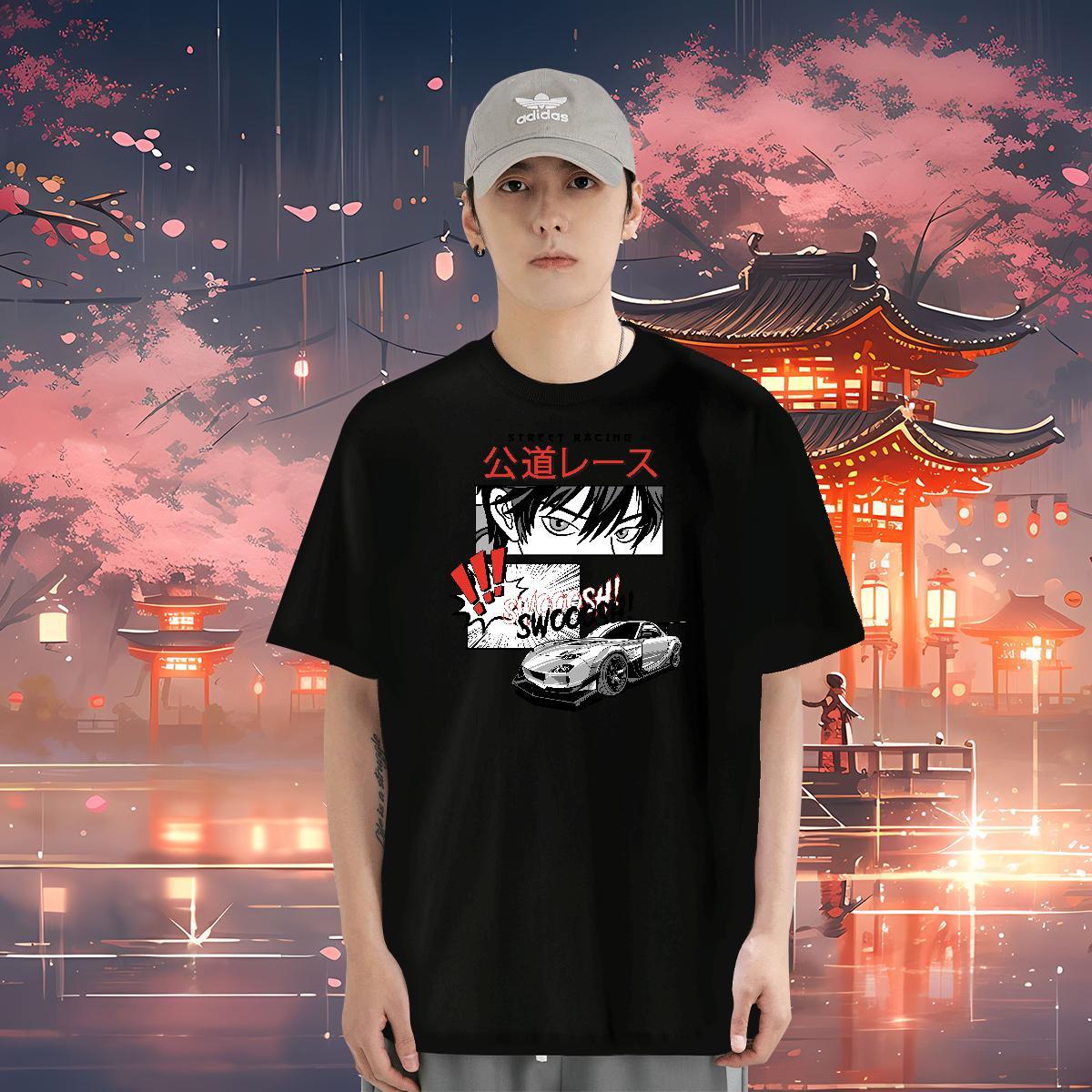 Designer Men T Shirts car Polos 230g Pure Cotton Daily Wear Brand Custom Printing O Neck Short Sleeves Men Clothes T-Shirt