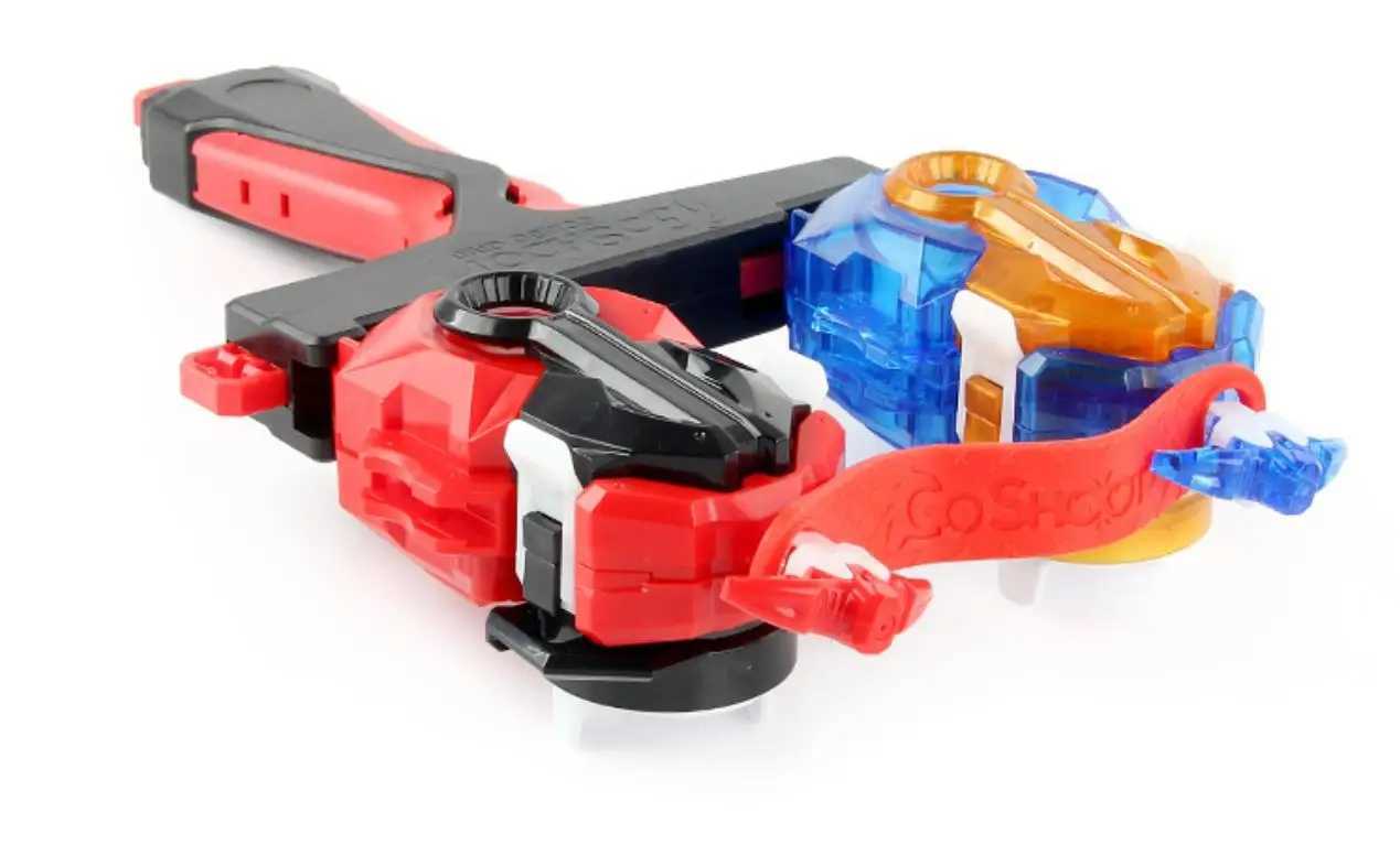 Toys B-144 B-132 Handle Launcher Fusion Spinning Go Shoot Combo Toy Boy Y240803