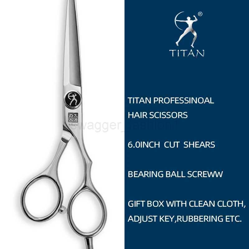 Titan Professional hair scissors 5.5inch 6.0inch barber scissors cutting thinning scissorsXJ240807