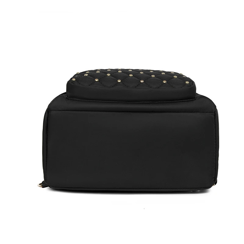 Womens Fashion Backpack Cotton Fabric Waterproof Mini Phone Bag Travel Diamond Grid Handbag 240807