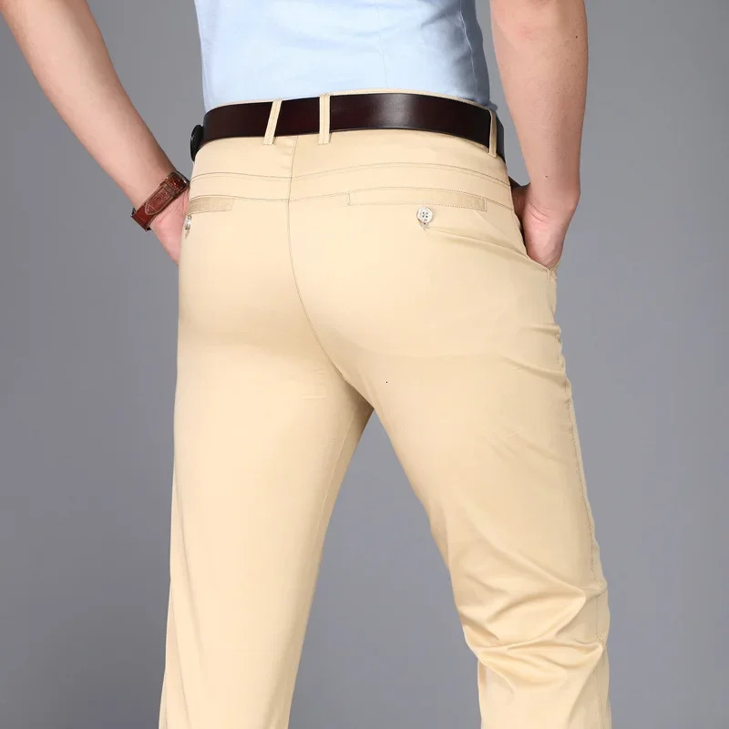 Mens Suit Pants Casual Office High Quality Trousers Business for Men Wedding Party Dress Social Pantalones Hombre 240806