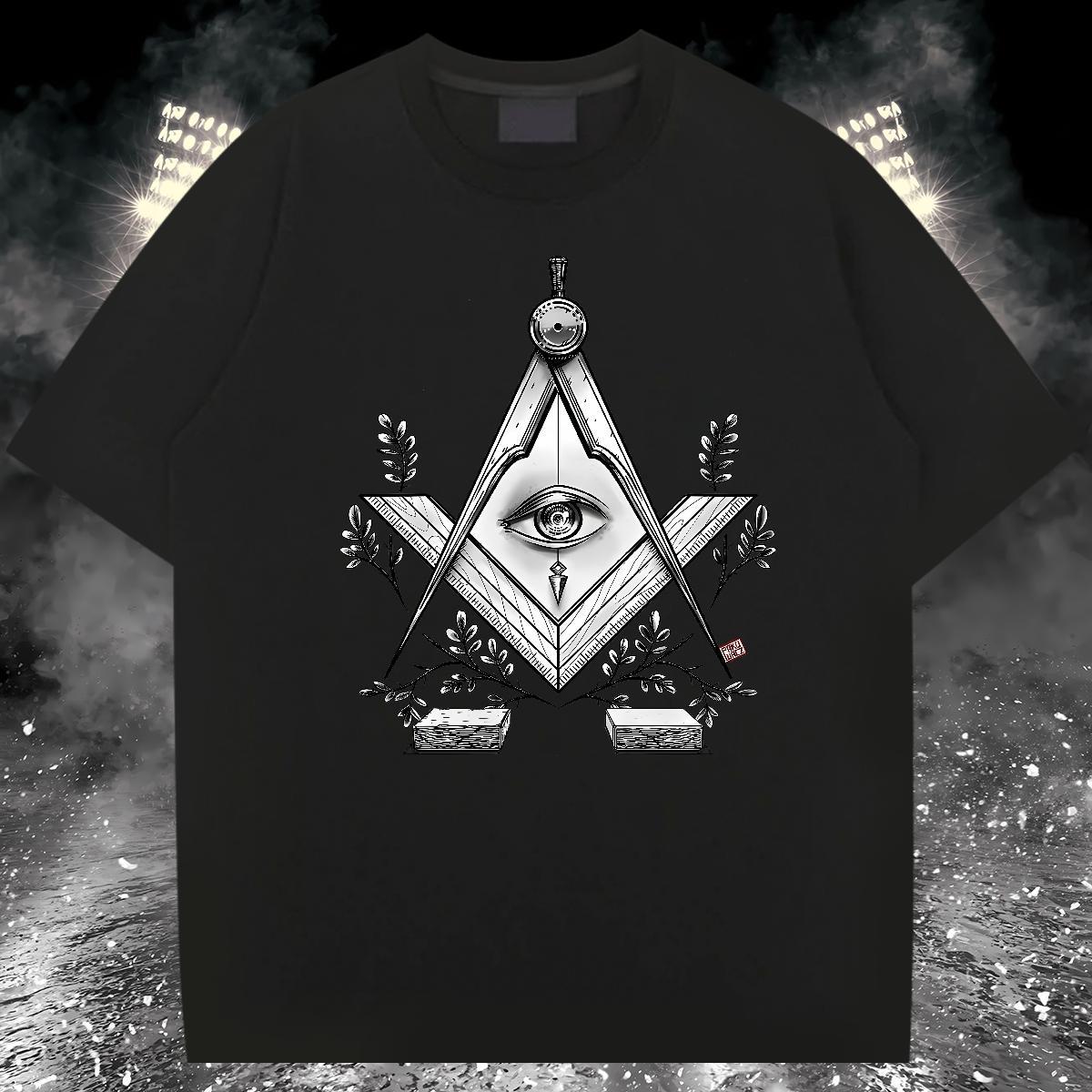 Casual New T-Shirts eye of the devil Wear 230g 100% Cotton Daily Outfit Classic Custom Anime Pure Cotton Couples T Shirts