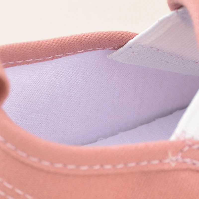 Sneakers Spring Little Kids Lovely Slip-on Lightweight Soft Canvas Sneakers Toddlers Casual Daily First Walking Shoes EK9S111 H240805