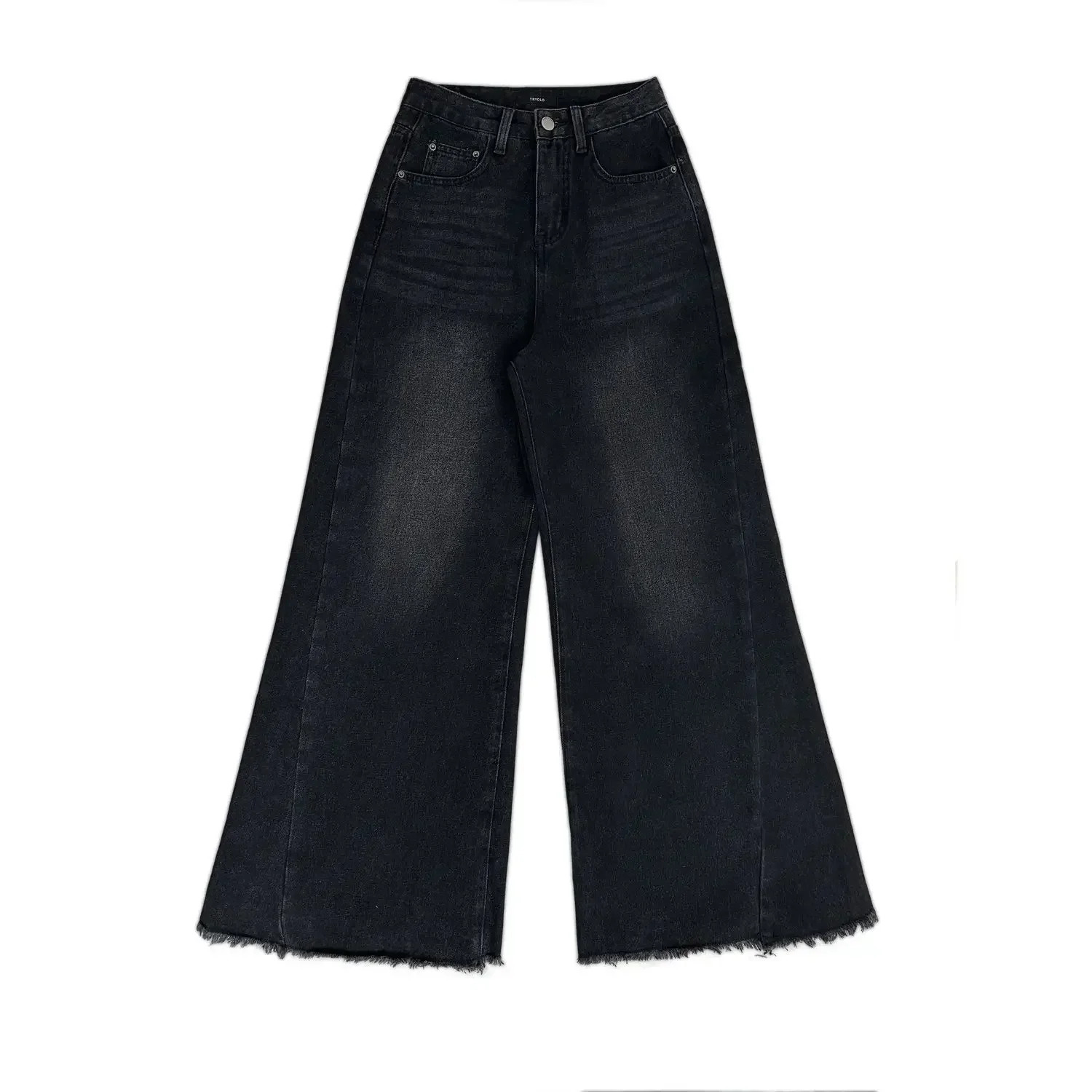 Maxi Long Black Jeans with Flare Pant Women Slight Bootcut Bell Bottom Denim Pants y2k high waist fashion plus size clothes 240807