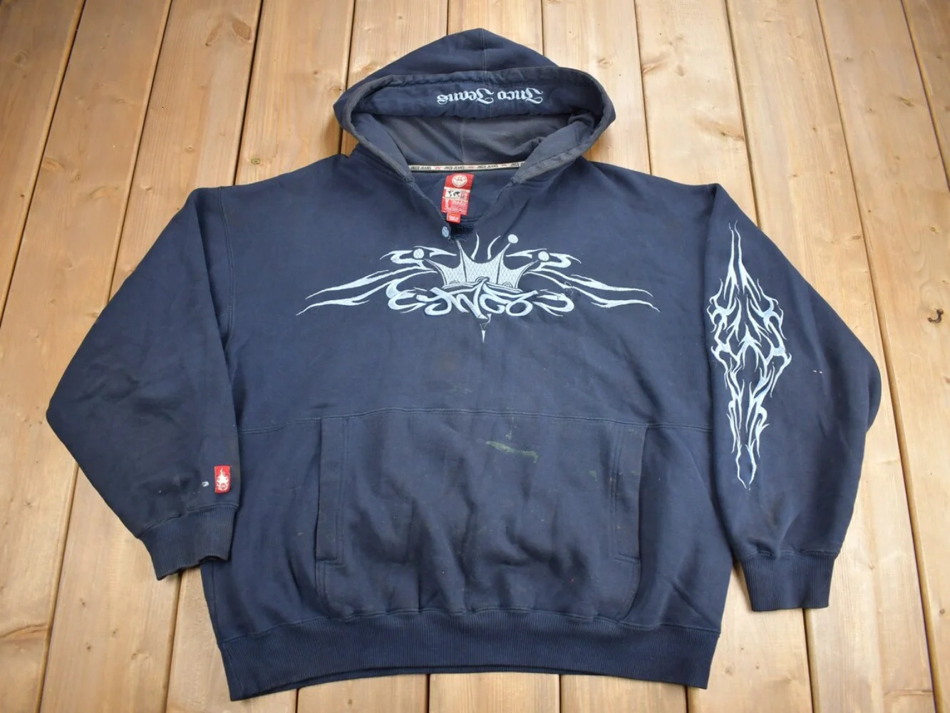 Y2k Hoodie Streetwear Hip Hop Retro JNCO Graphic Oversized Hooded Sweatshirt Men and Women Harajuku Fashion Gothic Tops 240806