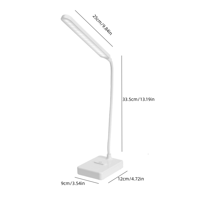 Eye-Protection LED Desk Lamps for Students & Offices - Adjustable & Foldable Lighting Solution