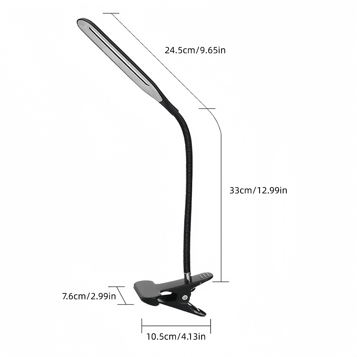 Bedroom Bedside Lamp Student Reading Light On Desk Lamp for Office Use Durable Material with Adjustable Angle
