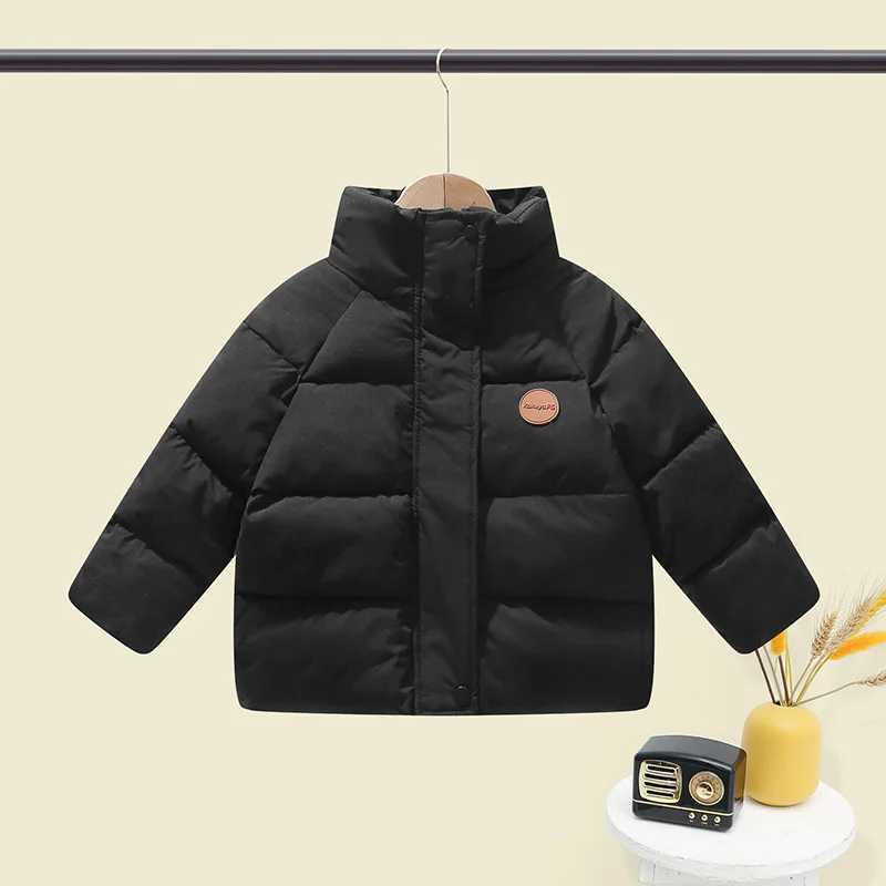 Childrens down jackets winter warm jackets baby standing collars down jackets childrens clothing thick windproof boys and girls parks X2411151