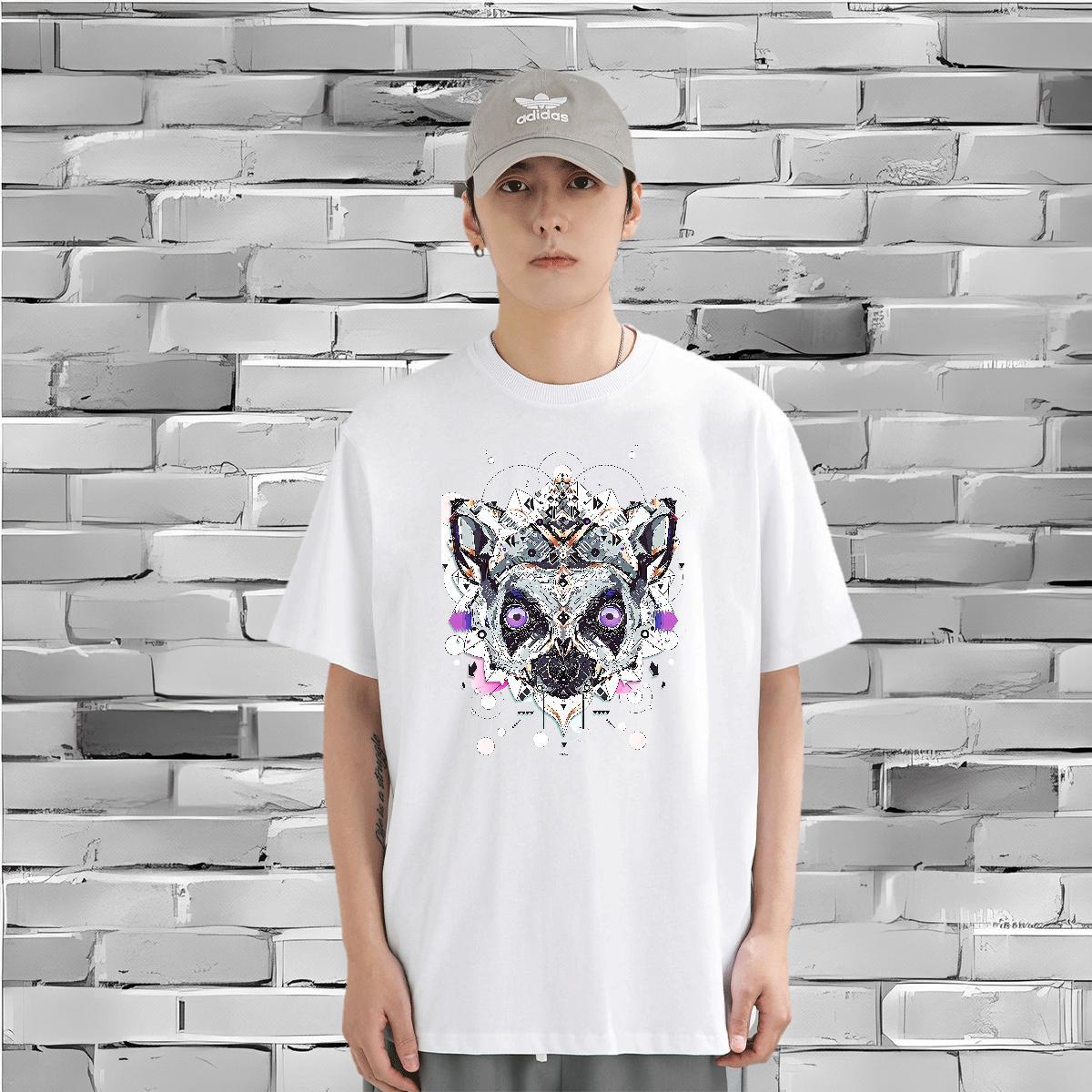2024 Designer Mens T Shirts eye of the devil Tees 230g Cotton Casual Daily Wear Wholesale Oversized Short Sleeve Soft Men Tshirts