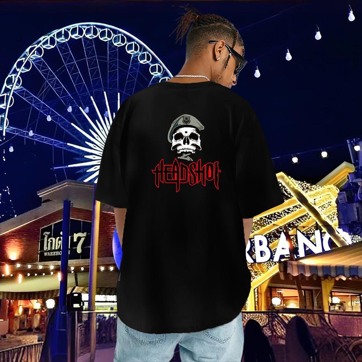 Designer Fashion T shirt skull Clothes 230g 100% Cotton Sports Casual Wholesale Custom Print Plus Size Short Sleeve Soft Tshirt for Man Woman