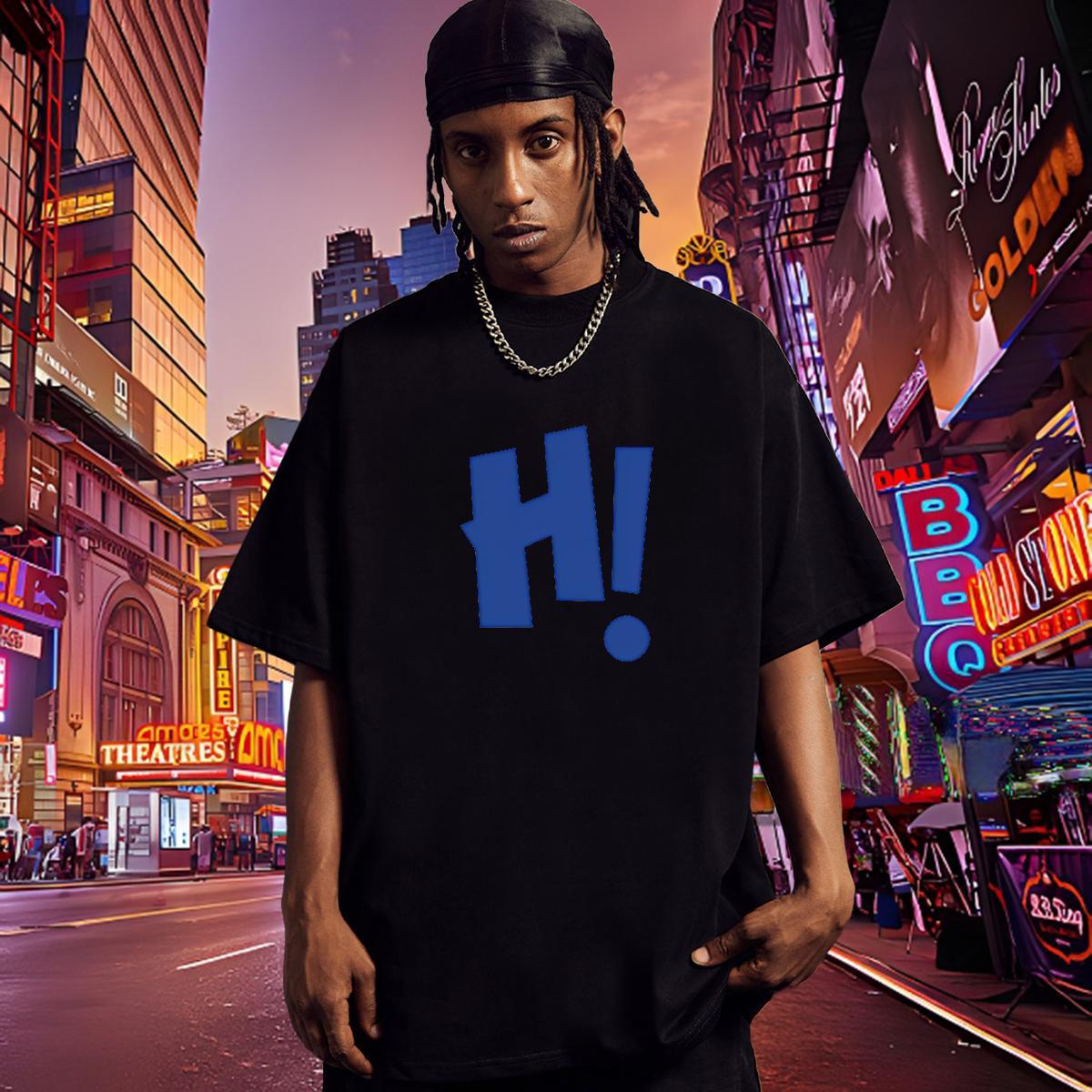 2024 T shirt letter Tshirts 230g 100% Cotton Sport Popular Custom Anime Breathable Short Sleeve Men Tees