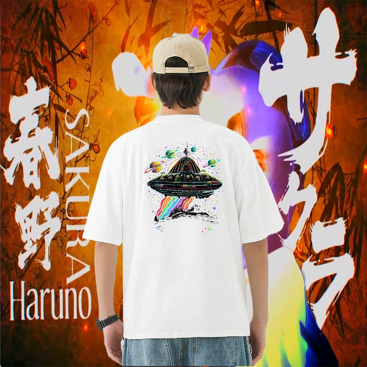 Brand T Shirt For Man ET Clothes 230g Cotton Summer Casual Unisex Customized Breathable Short Sleeve Men Tees
