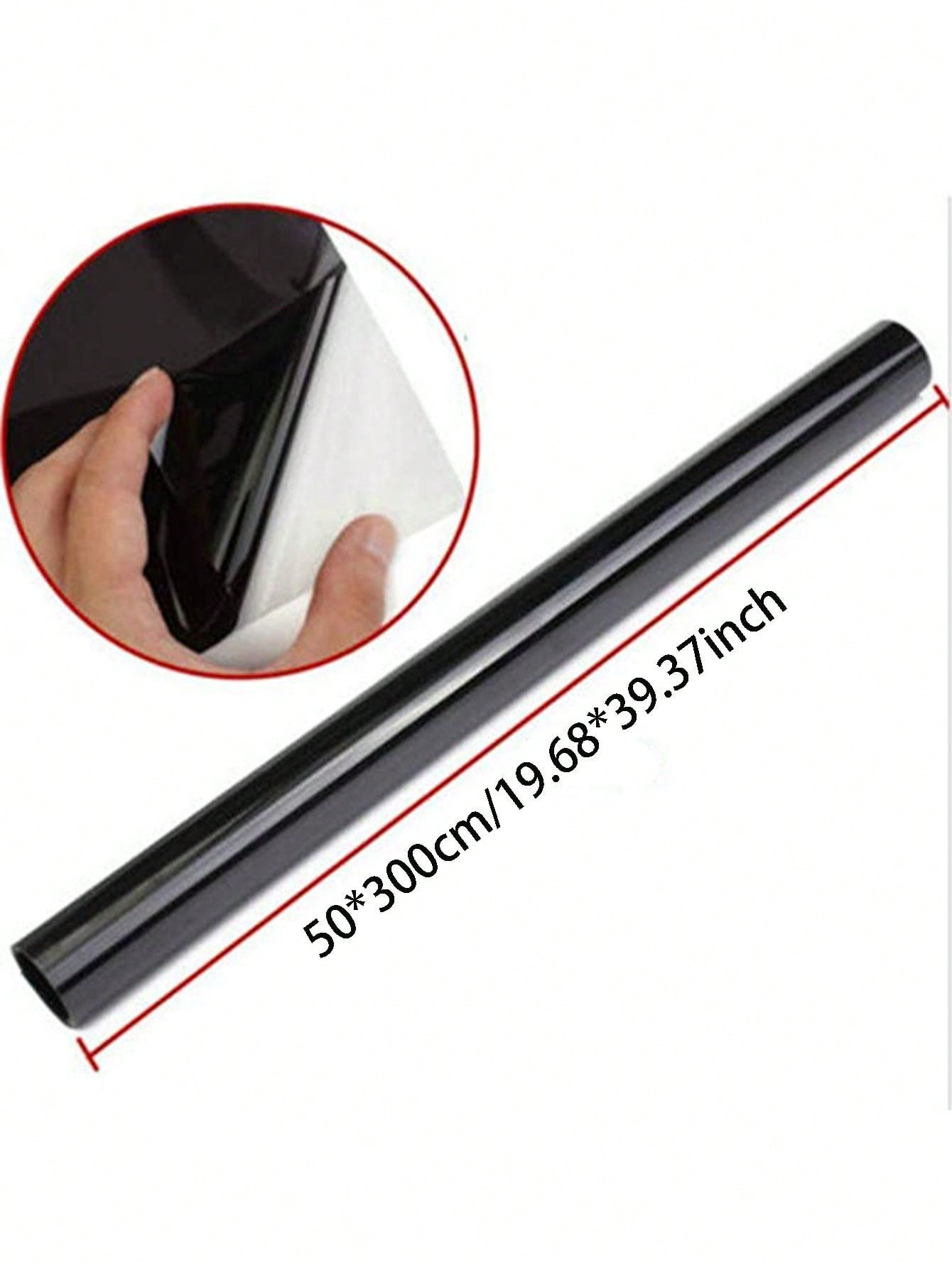 Car glass solar film sunscreen heat insulation film car window film anti-wear black film explosion-proof solar film free film sticking tool 50cm*300cm