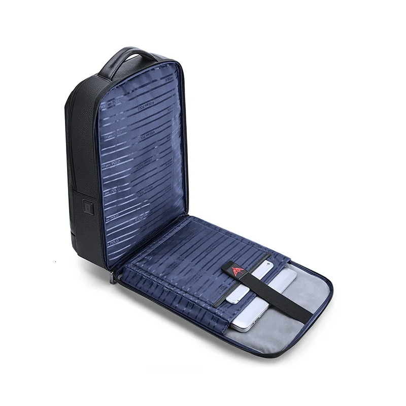 Mens backpack British style leather mens business top layer cowhide multifunctional travel computer 240807