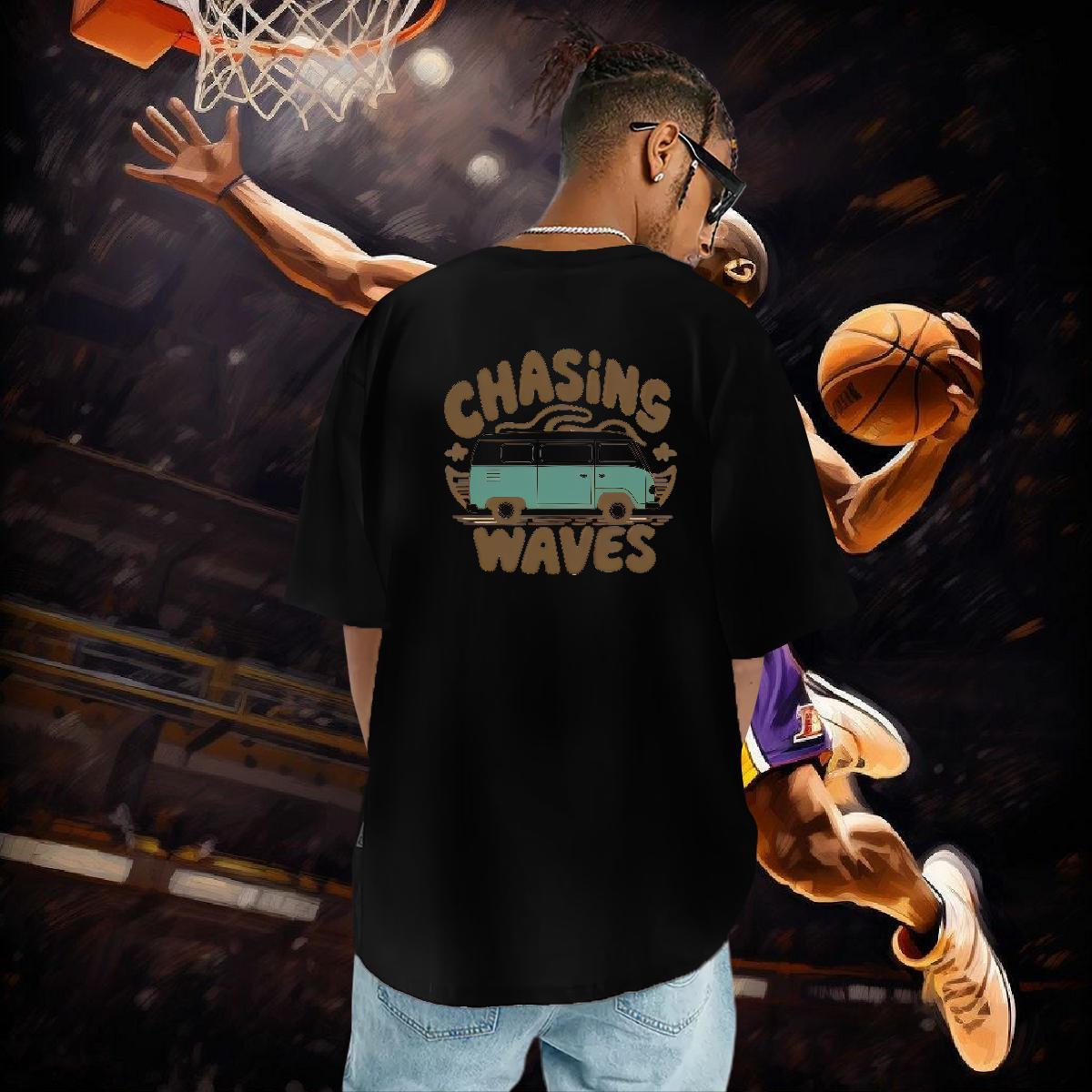 Fashion New Men T Shirts car Tee Shirt 100% Cotton 230g High Street Hip Hop Cool Customized Print Crew Neck Breathable Men Tshirts