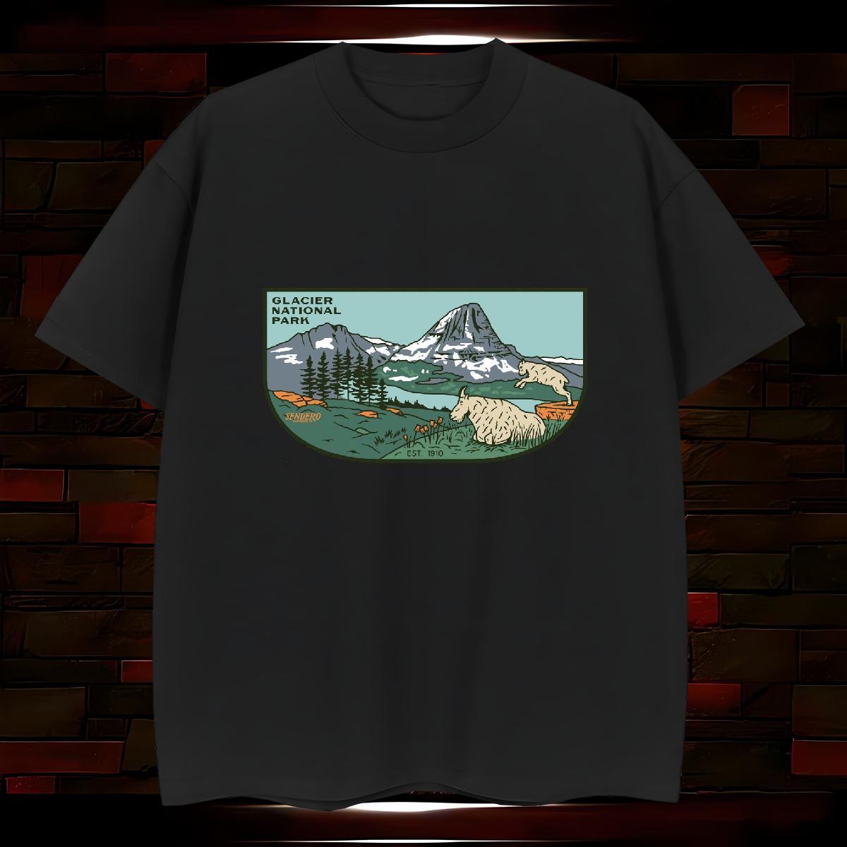 Free Shipping Tshirt for Man Woman mountains 230g Pure Cotton Beach Crew Neck Breathable T-Shirts for Men DIY Printed Casual New Tops Tees