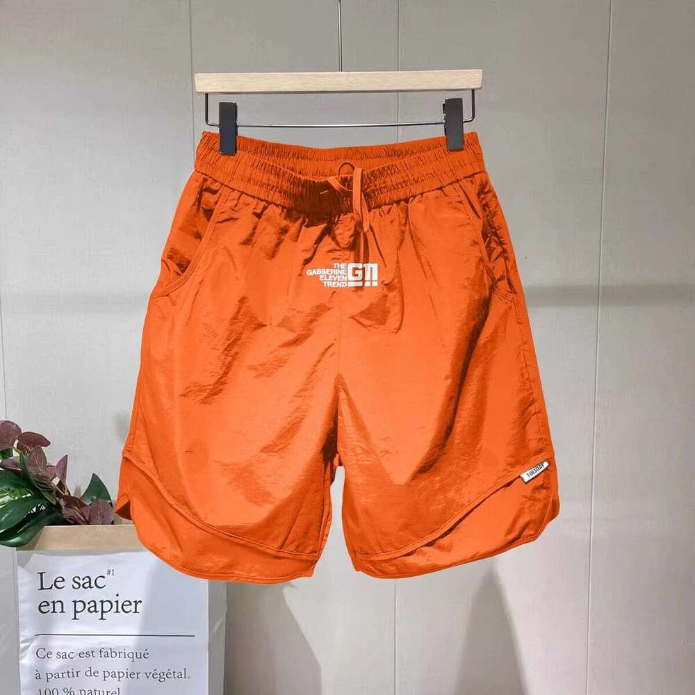 2024 Summer Shorts Quick Dry Straight Sports Trendy Loose Versatile Casual Capris Beach Pants Men's