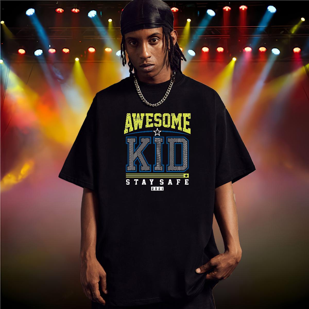 Classic Men T Shirts letter Wear 100% Cotton 230g Hip Hop Street Popular Customized O Neck Short Sleeves Couples T Shirts