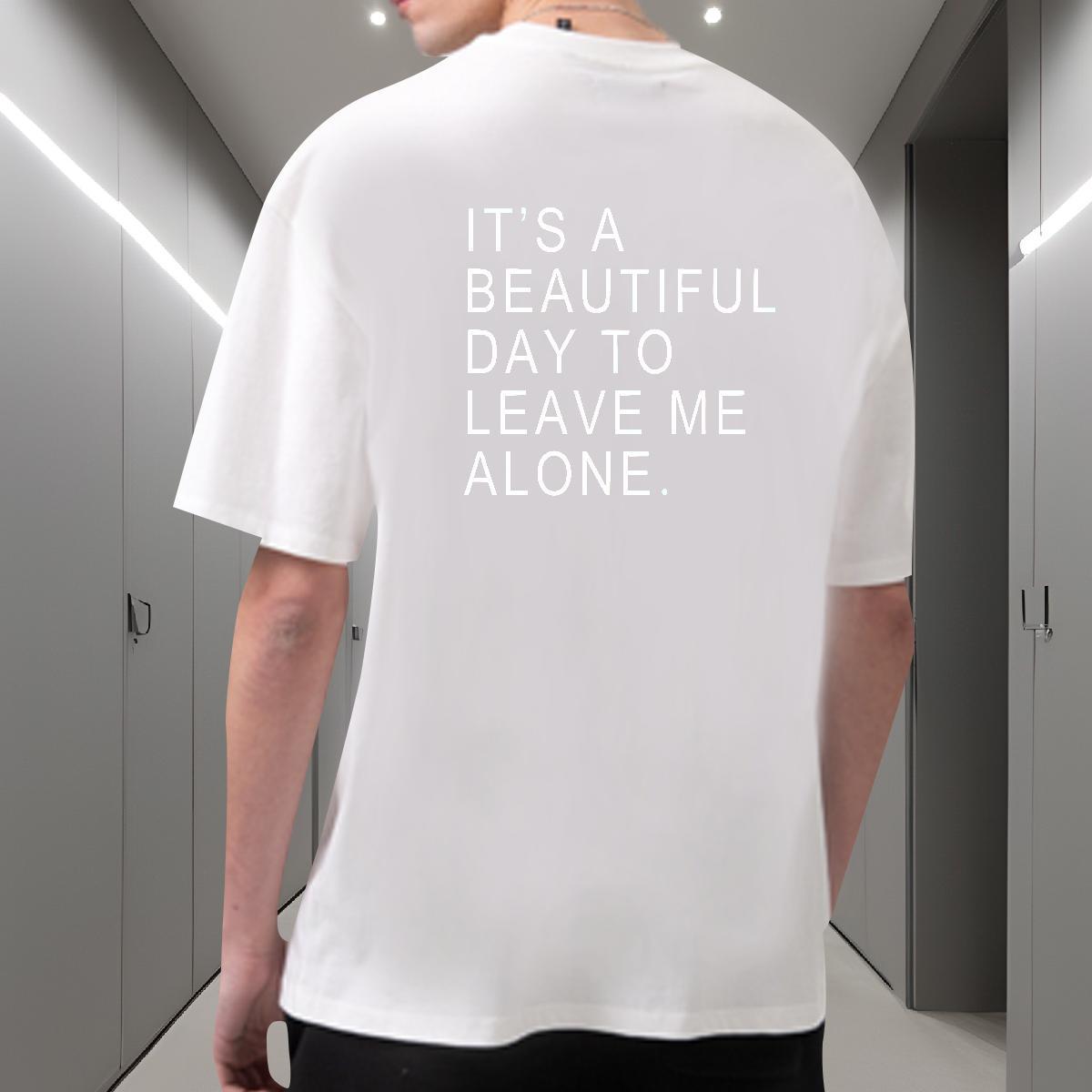 Wholesale T Shirts Men letter Clothes 230g Pure Cotton Casual Beach Popular Oversized 3XL 4XL Breathable Crew Neck Men Clothes T-Shirt