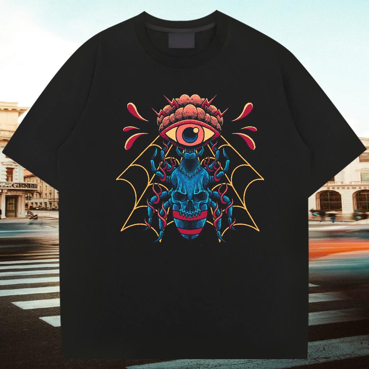 2024 DIY T-Shirts for Men ET Tees 100% Cotton 230g Sport Soft Cartoon Printing L-4XL Short Sleeve O-Neck Tshirt for Man Woman