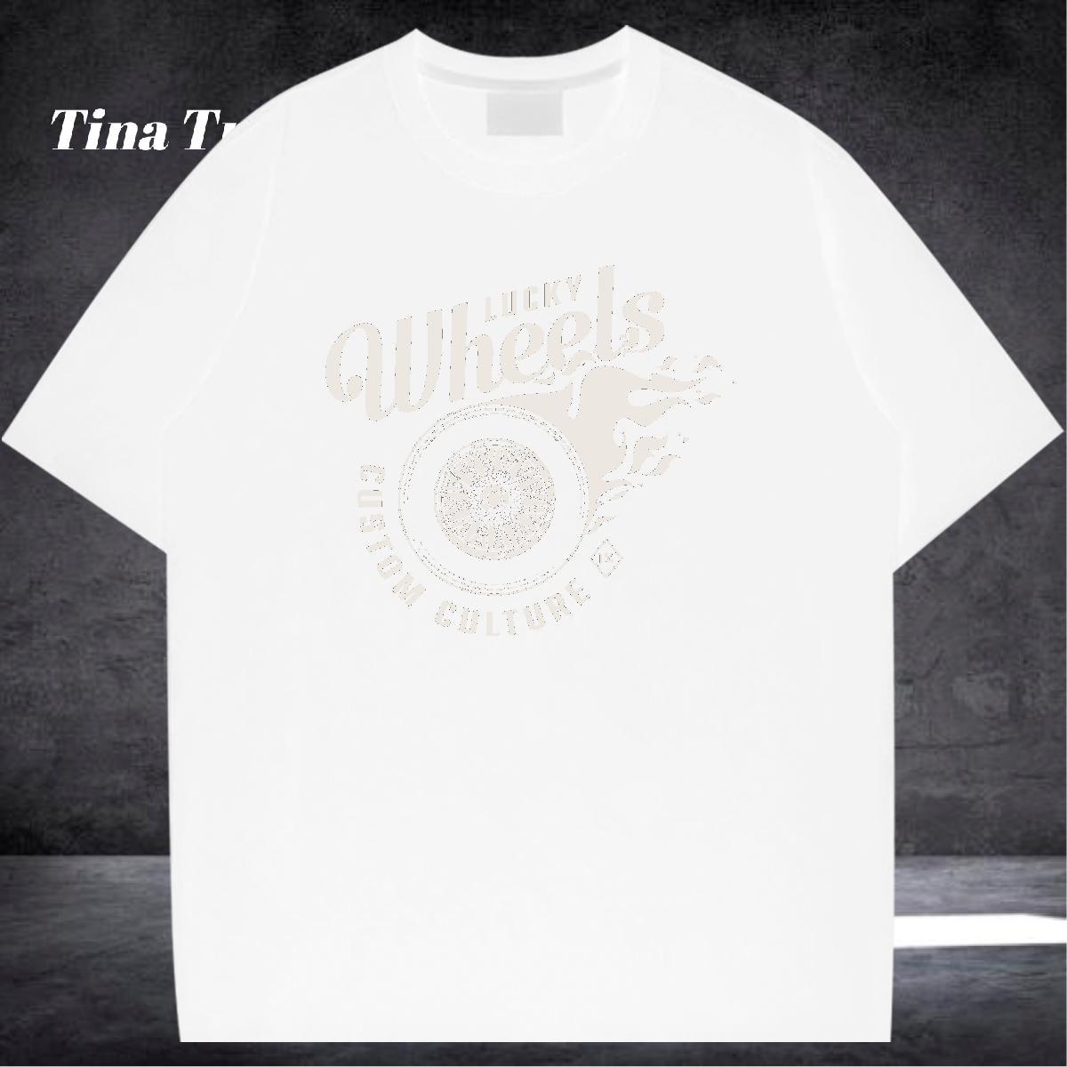 Designer Fashion T-Shirts for Men tool Tees Shirts 230g 100% Cotton Daily Wear Popular Cartoon Print Breathable Short Sleeve Men Tees