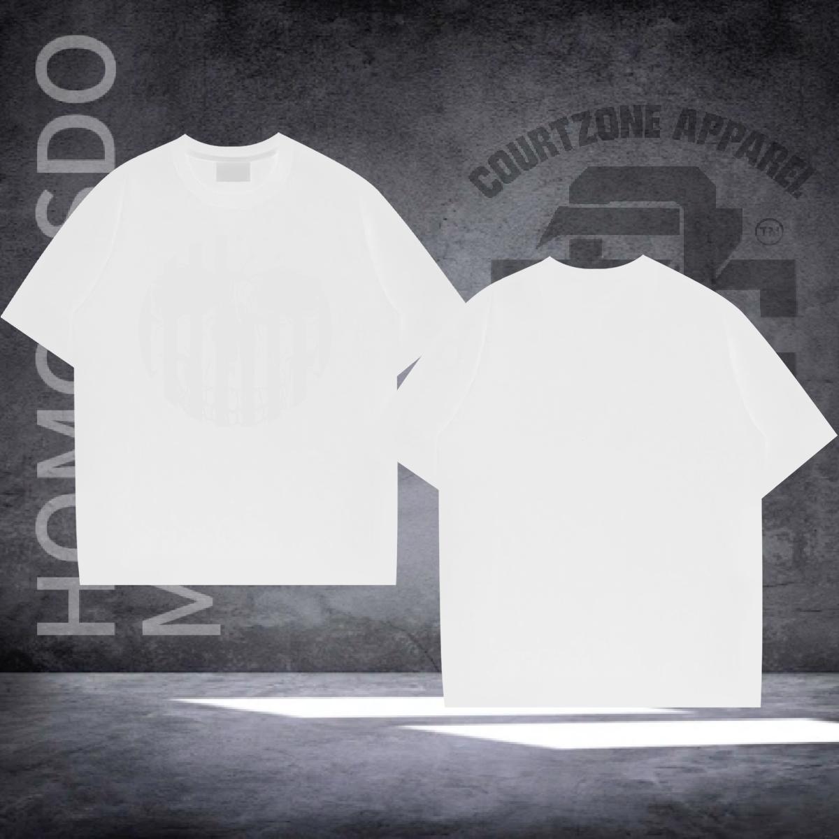 2024 DIY T-Shirts skull Tee Shirt 100% Cotton 230g Hip Hop Street Loose Fit Custom Big Size Breathable Crew Neck Mens Tshirts
