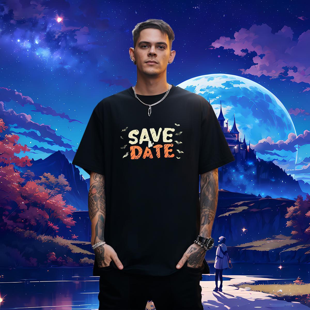 DIY Customized Man T Shirts letter Clothings 230g Pure Cotton Outdoor Cool Design Custom Print Oversized O Neck Short Sleeves Men Tops Tees