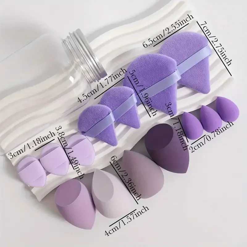 6/7/14pcs Makeup Sponge Set Blender Makeup Tools Beauty Cosmetics Puff Face Foundation Blending for Liquid Cream and Powder New Y240807