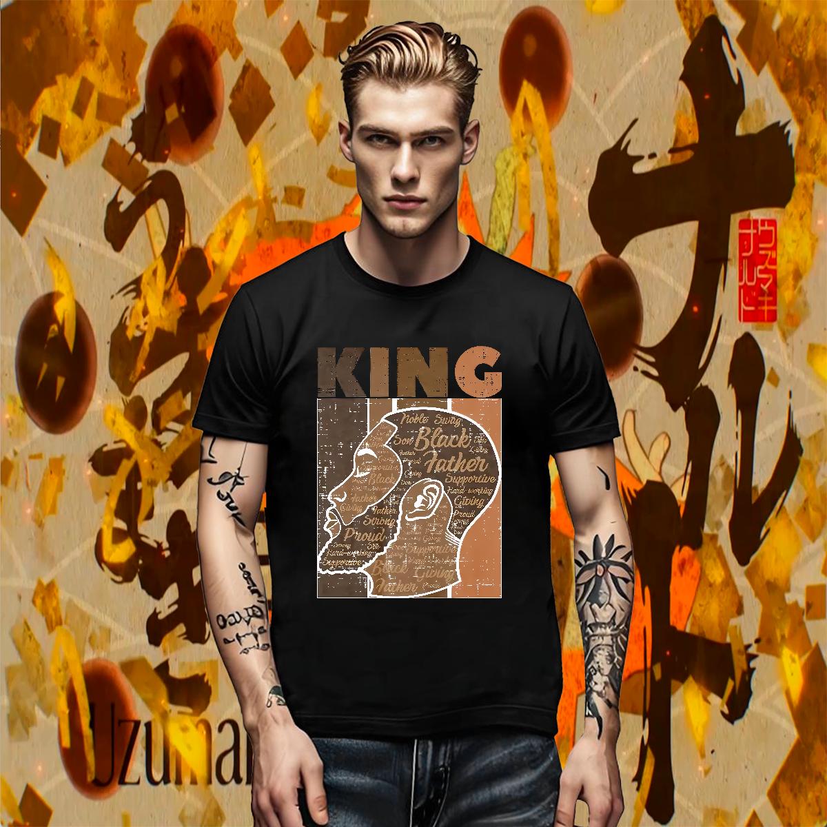 Free Shipping T Shirt For Man XH-730-W 230g Cotton Street wear Hip Hop Round Neck Short Sleeve Tshirt for Man Woman Custom Black White Tops Tees
