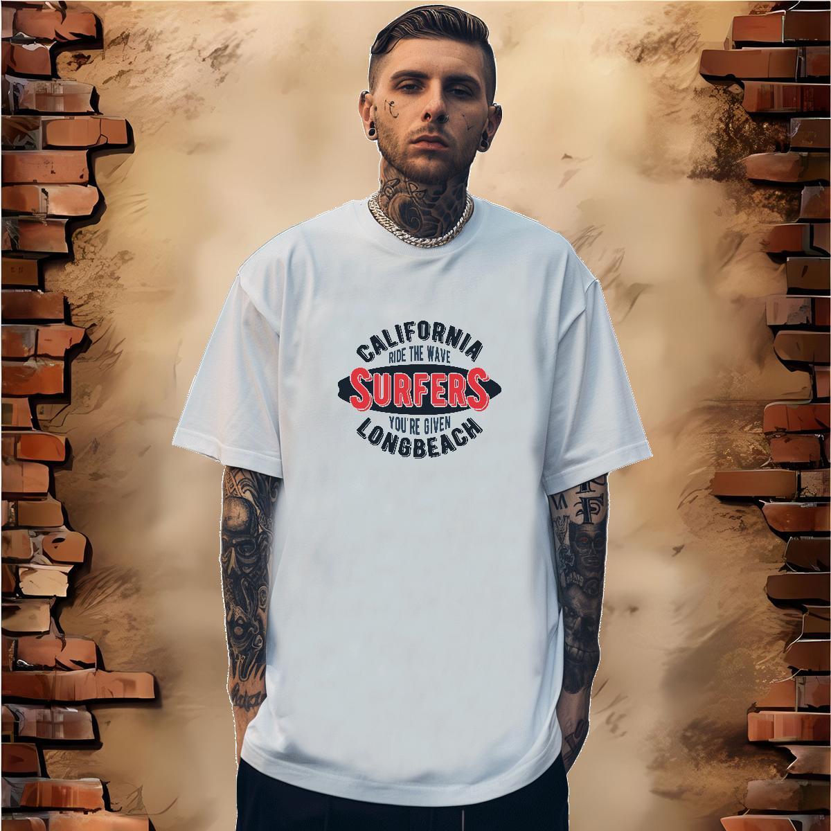 Free Shipping T-Shirts letter Clothings 230g 100% Cotton Outdoor Popular Customized Short Sleeve Soft Tshirt for Man Woman