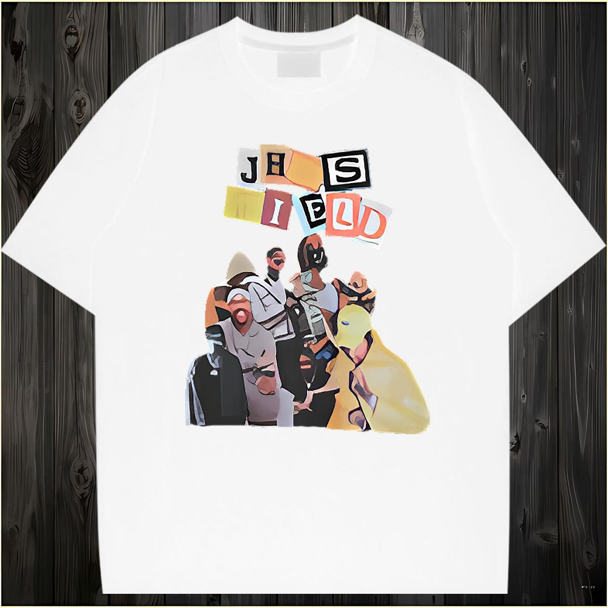 Designer Fashion T-Shirts for Men portrait Clothings 230g Cotton Street Wear Comfortable Custom Print Plus Size Breathable Crew Neck Men Tees